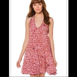 Poupette St Barth floral print sleeve less mini dress size Xs‎